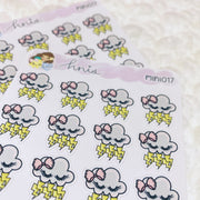 MINI017 - Lashy Storm Cloud Sticker Sheet